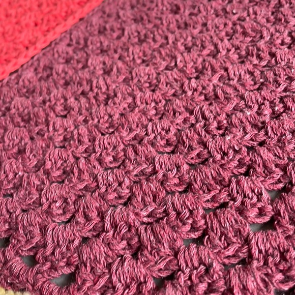 7 Hand Crafted Crochet Washcloths Crochet Dishcloths 100% Cotton - Picture 2 of 4